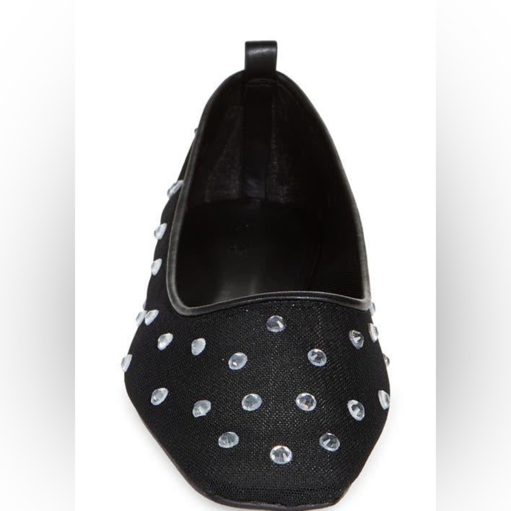 Open Edit Lennox Rhinestone Mesh Flat - Picture 3 of 10